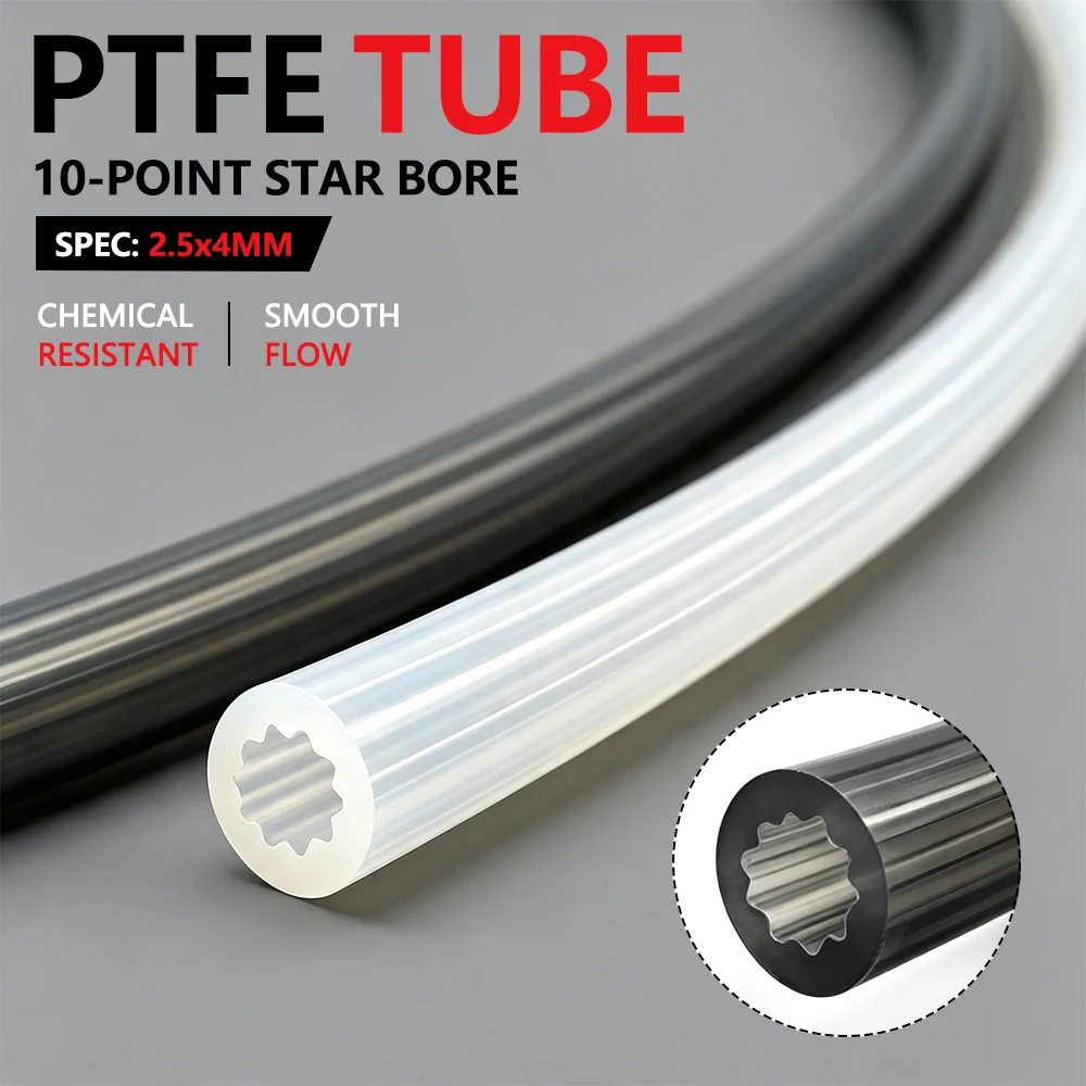 Ptfe Tube - Высокотемпературная трубка из ПТФЭ 4x2,5 мм,