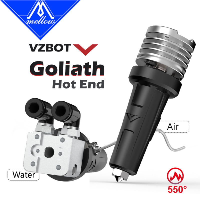 Direct Drive Extruder - Mellow цельнометаллический Goliath Air/Woda V2 Hotend