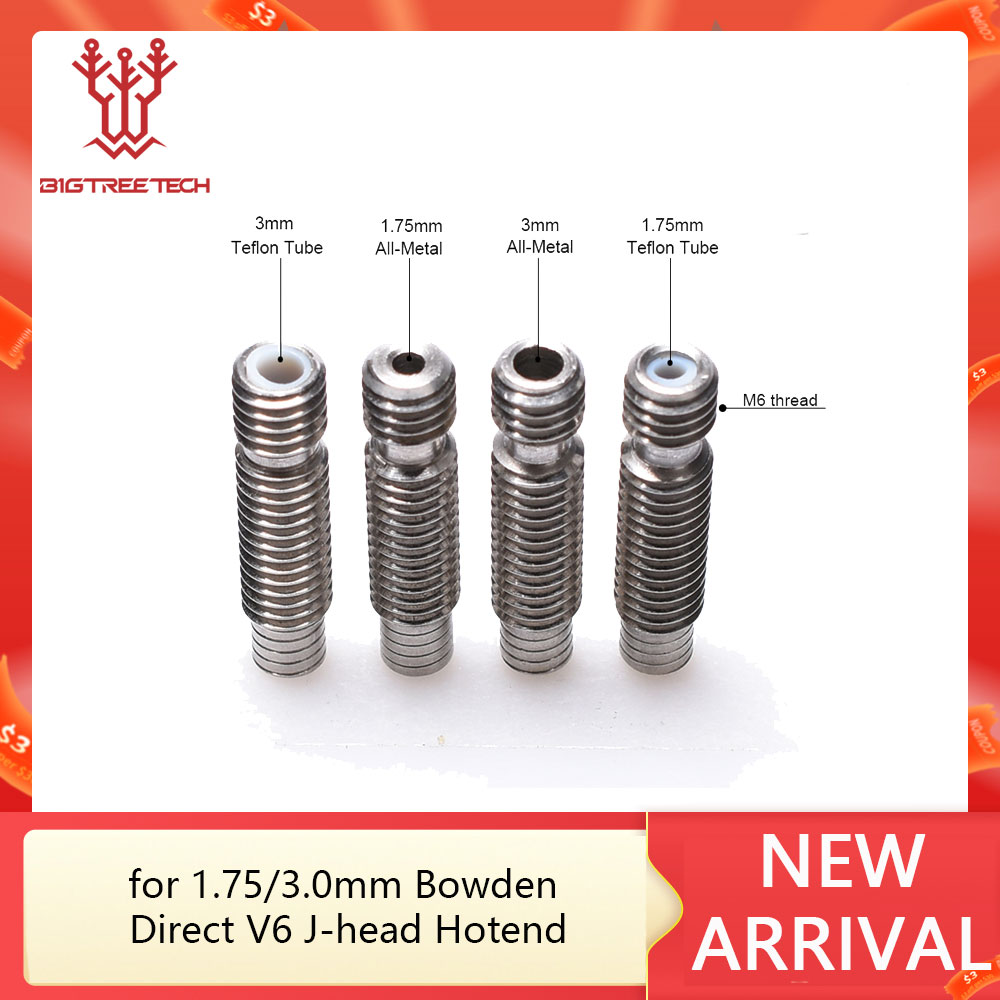 Bowden Tube - 1/15PC V6 Горло Тепловой Разрыв Горло