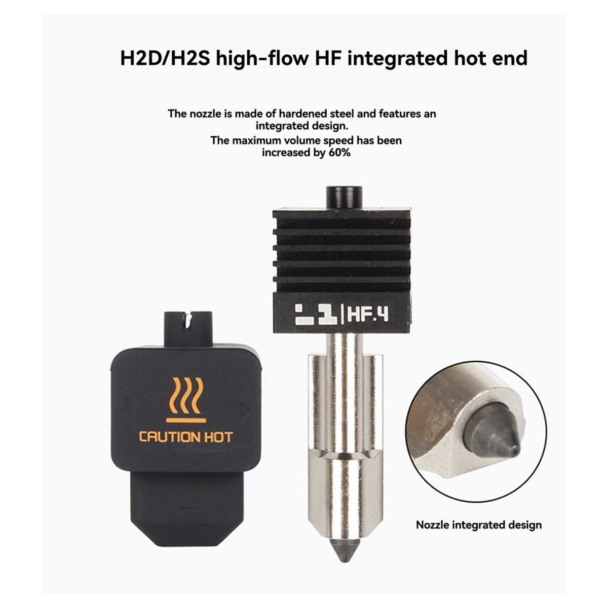 Hotend 0.4Mm - A64I для комплекта хотэнда H2D H2S