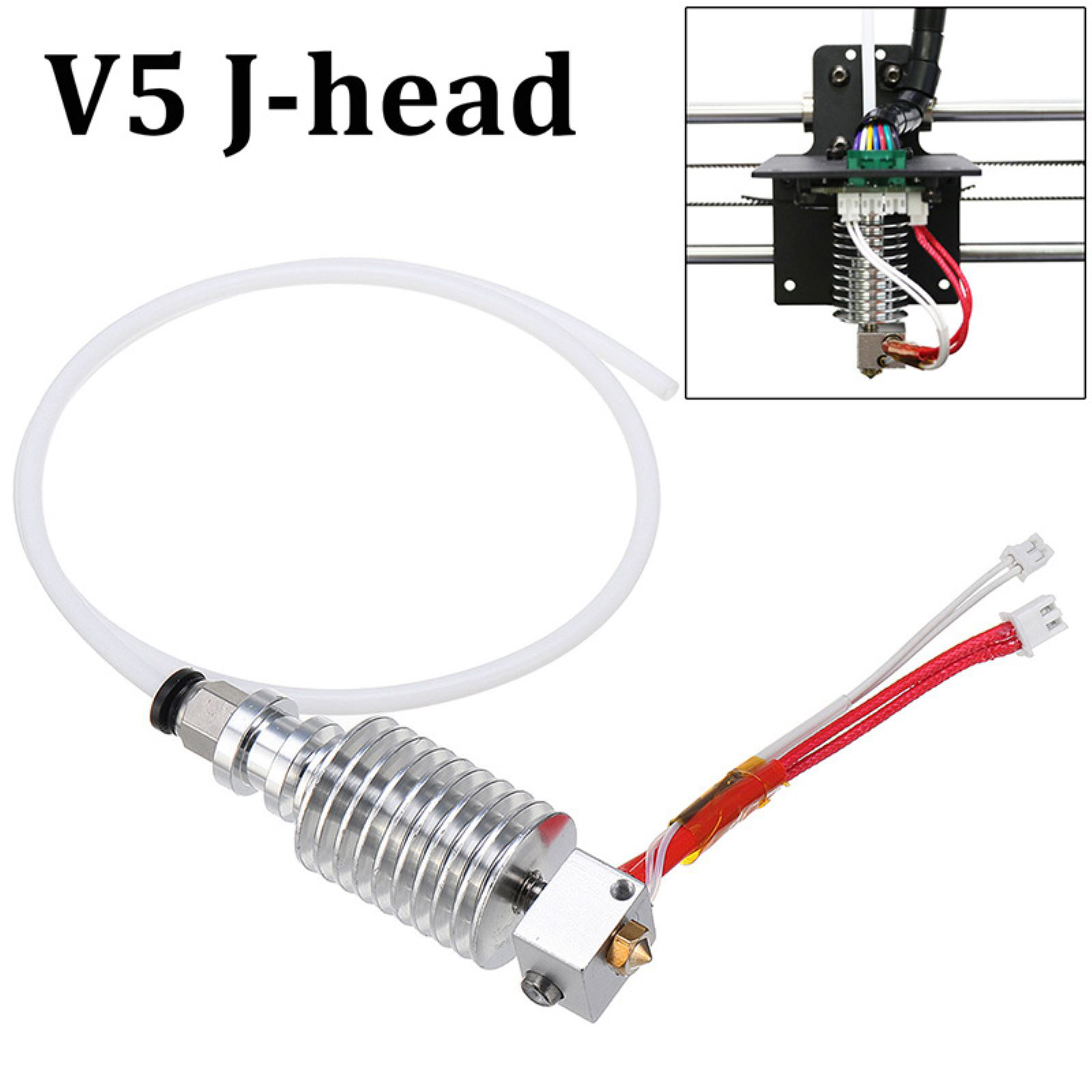 Комплект хотэнда V5 J-Head (1  – обзор и цена Hotend 0.4Mm