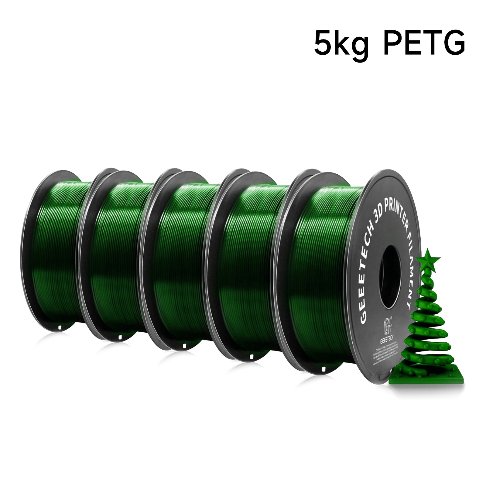Филамент GeeTech PETG 1,75 мм, – обзор и цена Filament 1.75