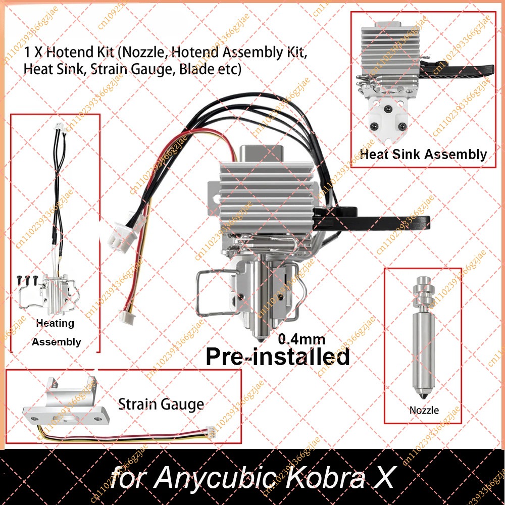 Комплект предустановленного хо – обзор и цена Hotend 0.4Mm