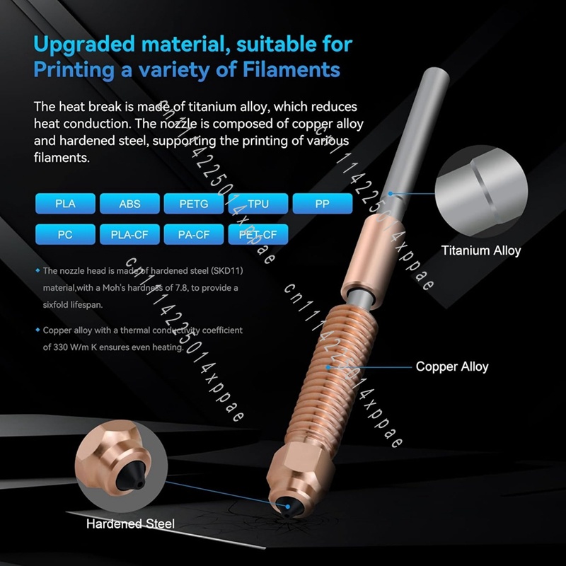 Новый высокотемпературный хотэ – обзор и цена Printer Nozzle