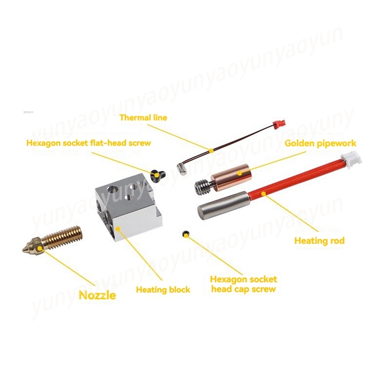 Комплект хотэнда: металлически – обзор и цена Printer Nozzle