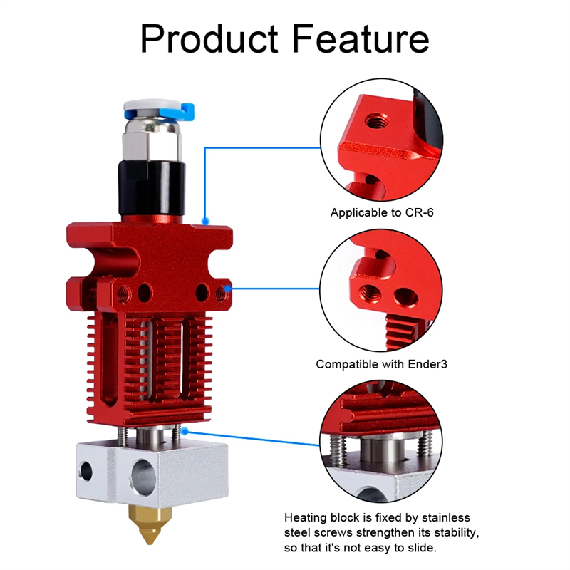 Детали 3D-принтера CR6 SE J-об – обзор и цена Direct Drive Extruder