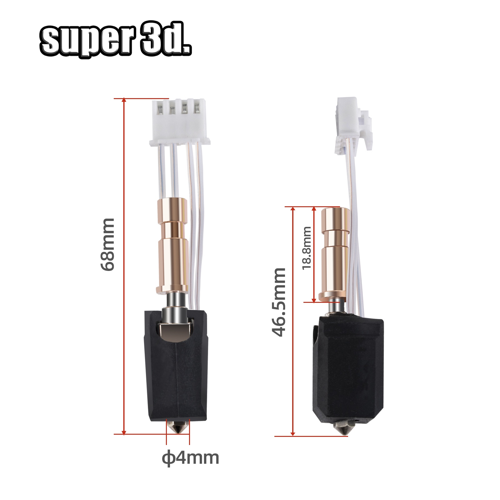 Комплект модернизированного хо – обзор и цена Hotend 0.4Mm