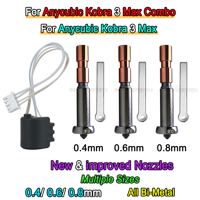 Новая обновленная насадка для  – обзор и цена Hotend 0.4Mm