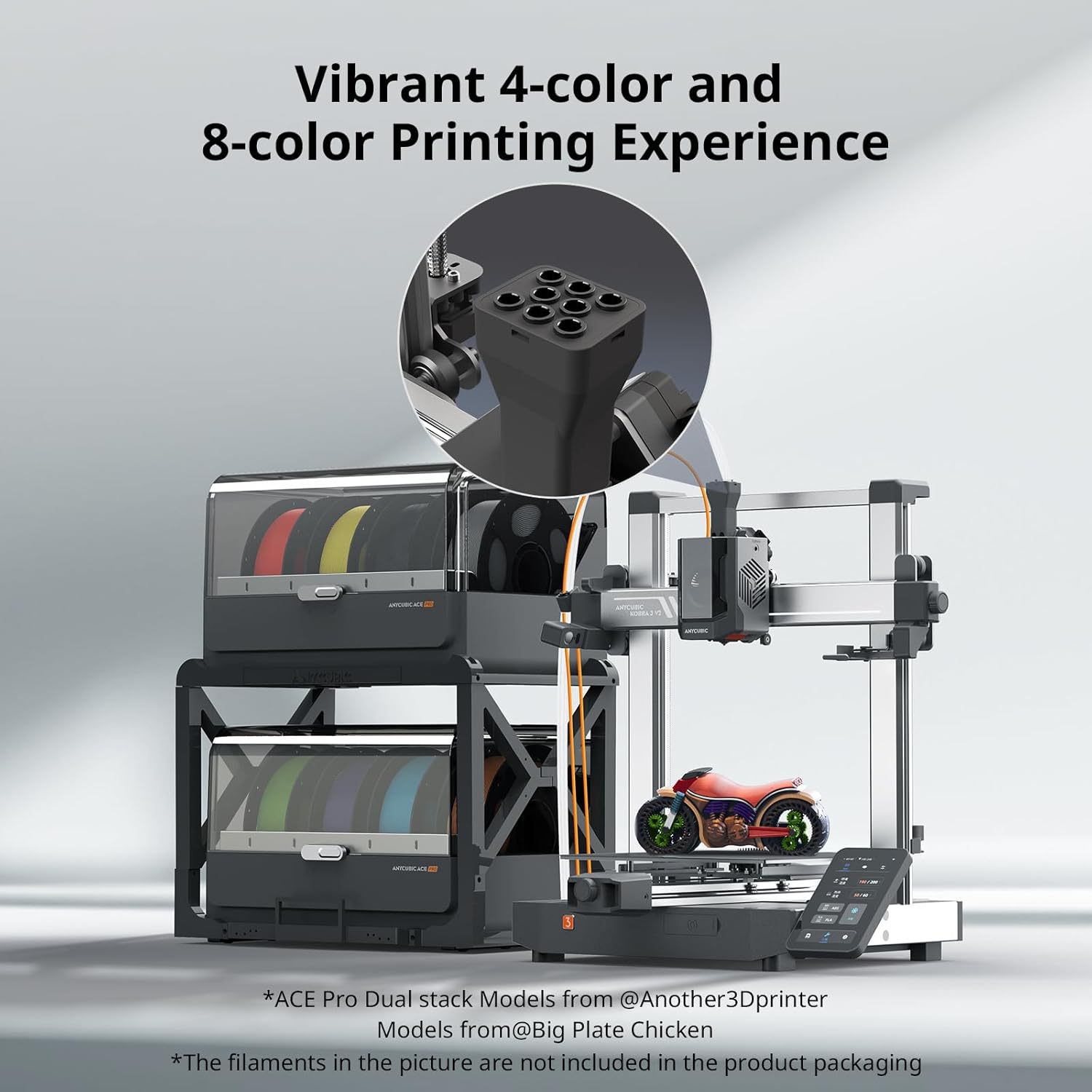 Умная многоцветная печать для  – обзор и цена 3D Printer