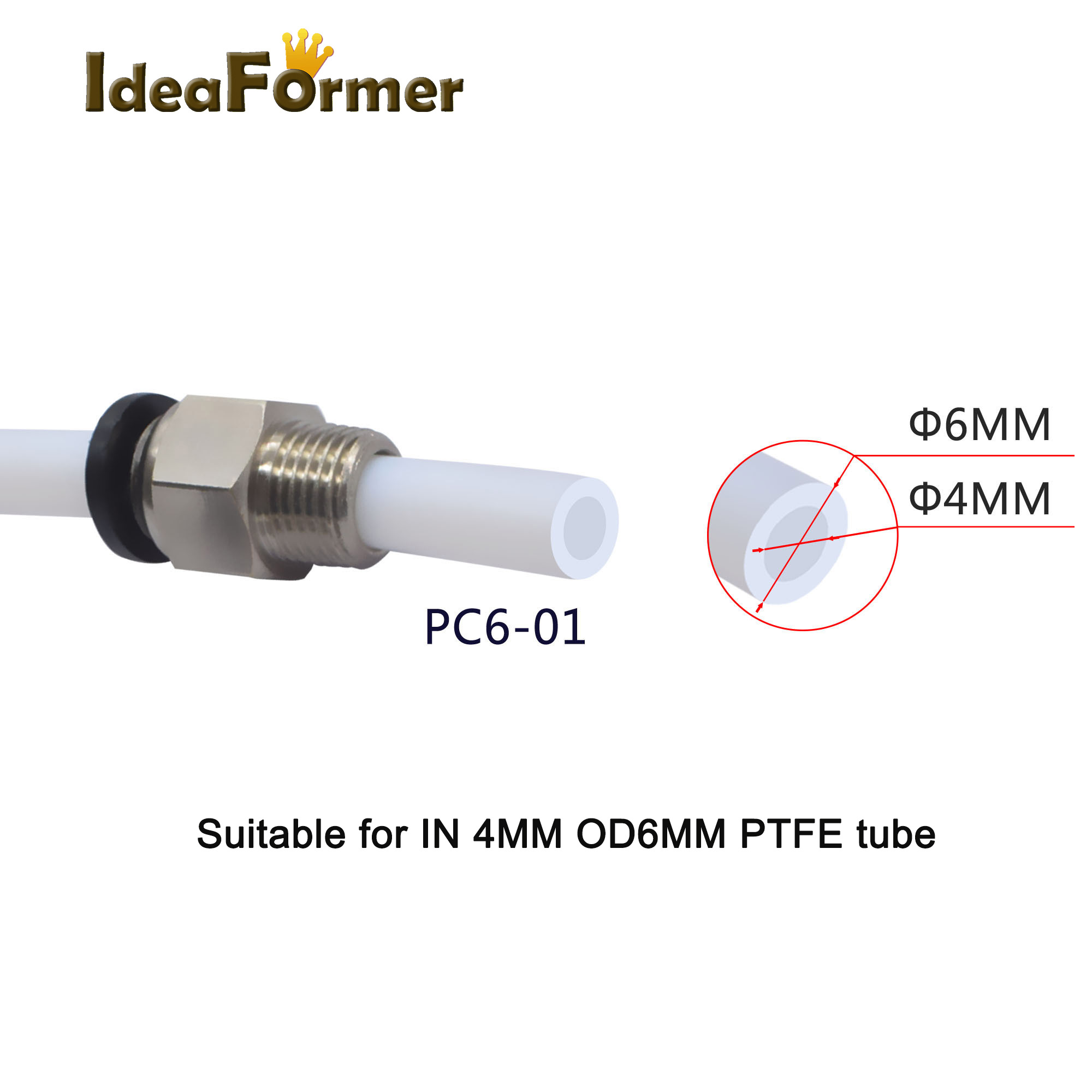 5 шт. быстроразъемный фитинг P – обзор и цена Filament 1.75