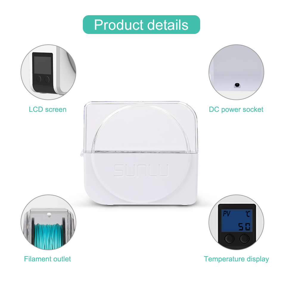 SUNLU Сушилка для нити S1 Plus – обзор и цена Filament 1.75